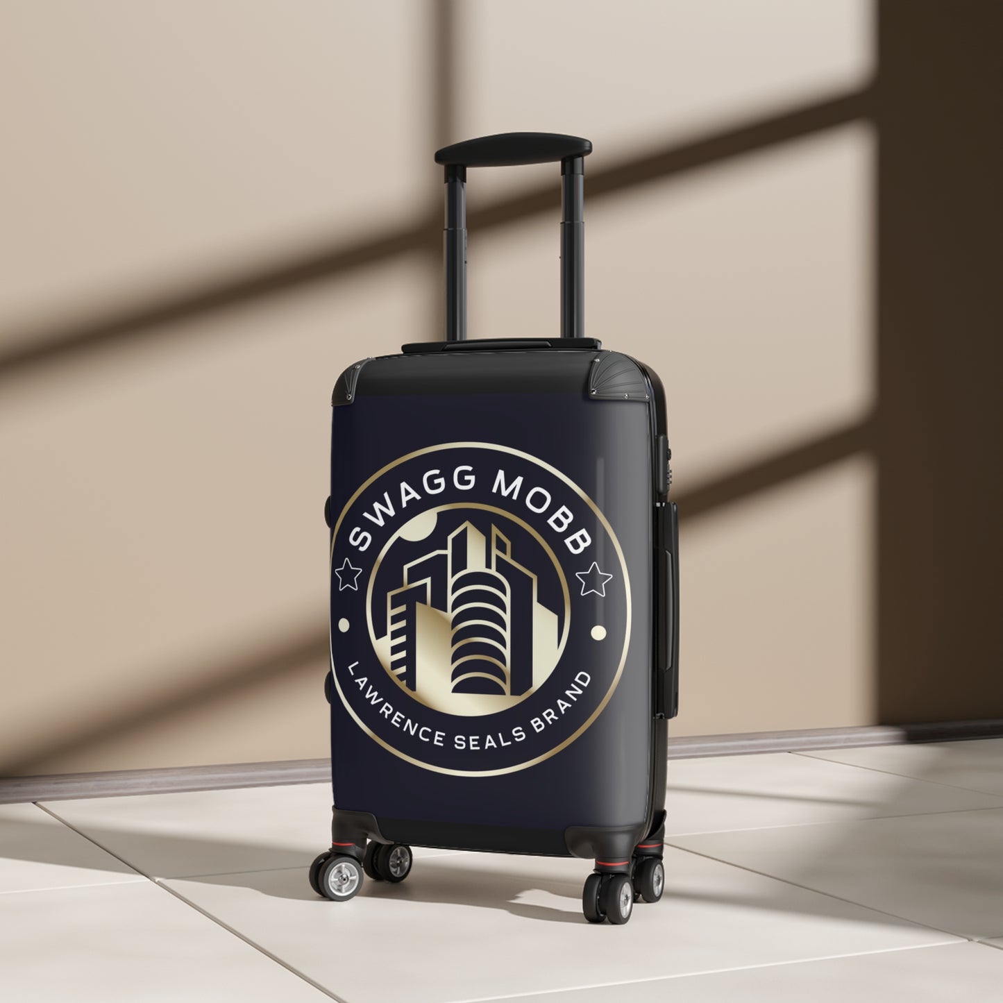 Wagg Mob Cityscape Suitcase – Lawrence Seals Brand Travel Luggage