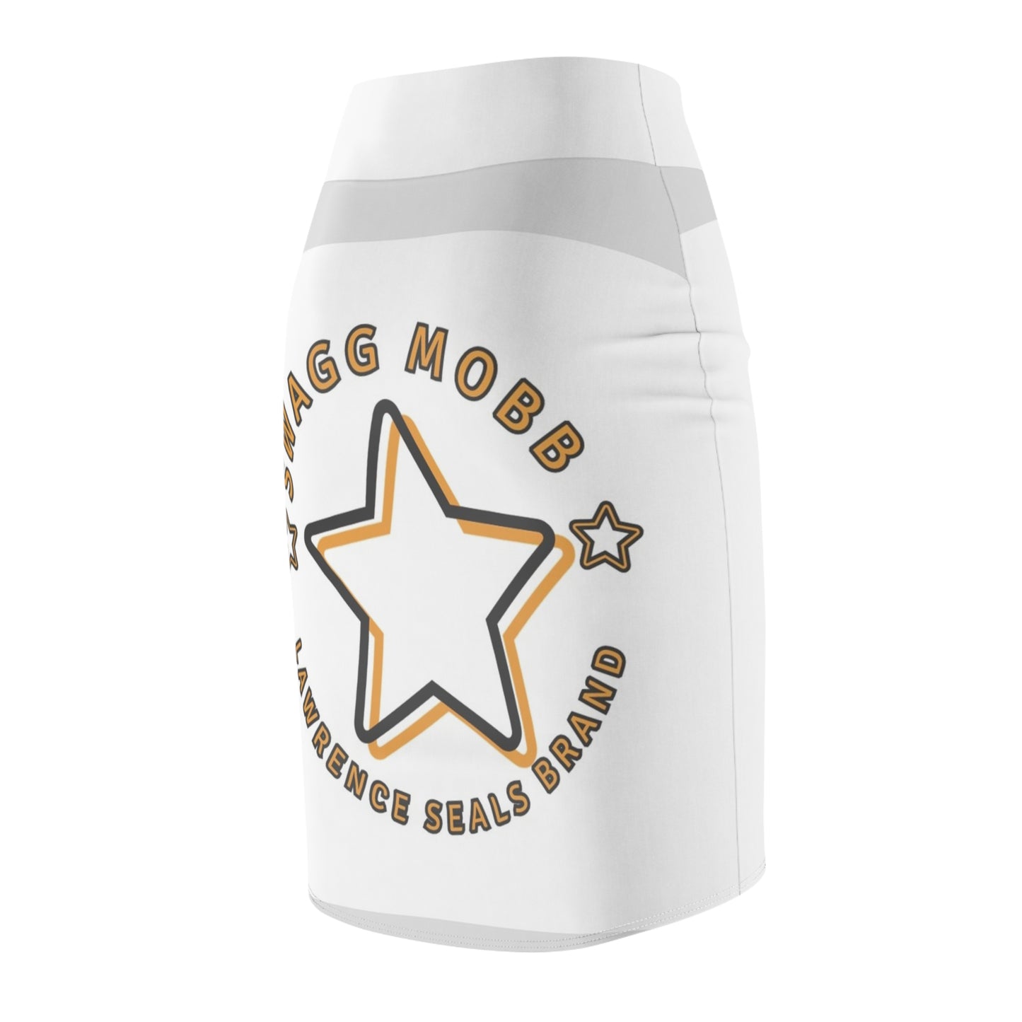 Stylish Pencil Skirt, Trendy Women's Skirt, Fashionable Office Wear, Casual Skirt for Outings, Chic Pencil Skirt with Star Design