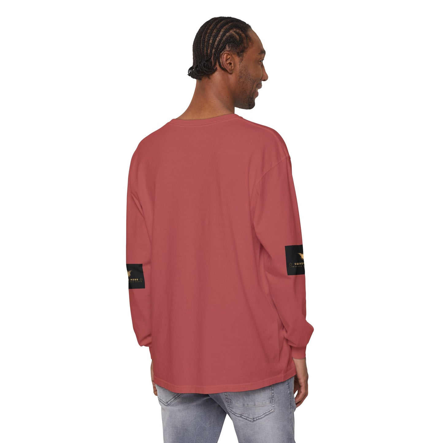 Swagg Mobb Eagle Logo Long Sleeve T-Shirt