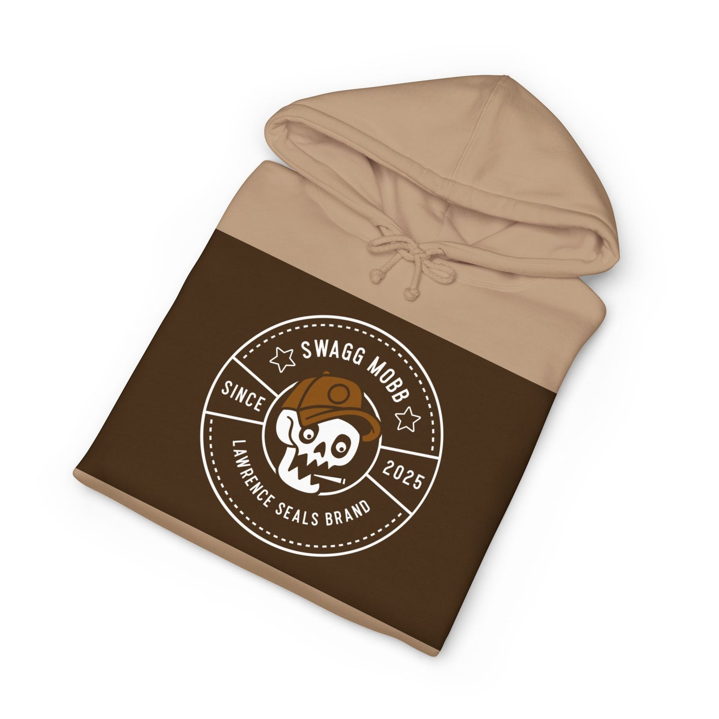 Skull Badge Hoodie – Stoner's Daily Brew Coffee Logo Sweatshirt