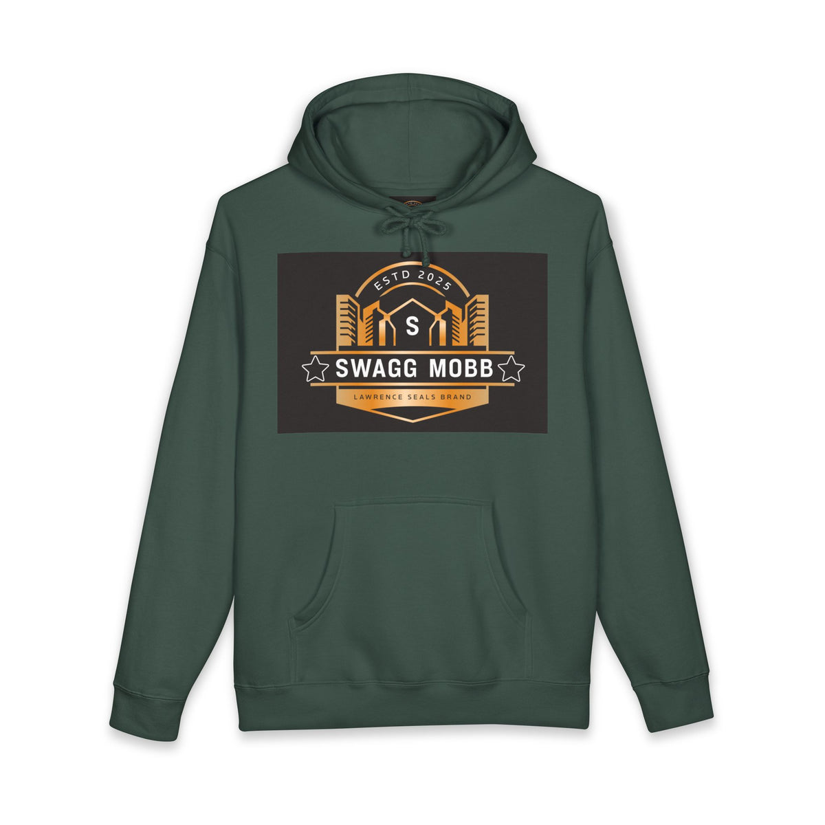Swagg Mobb Crest Hoodie — Vintage Urban Logo Pullover