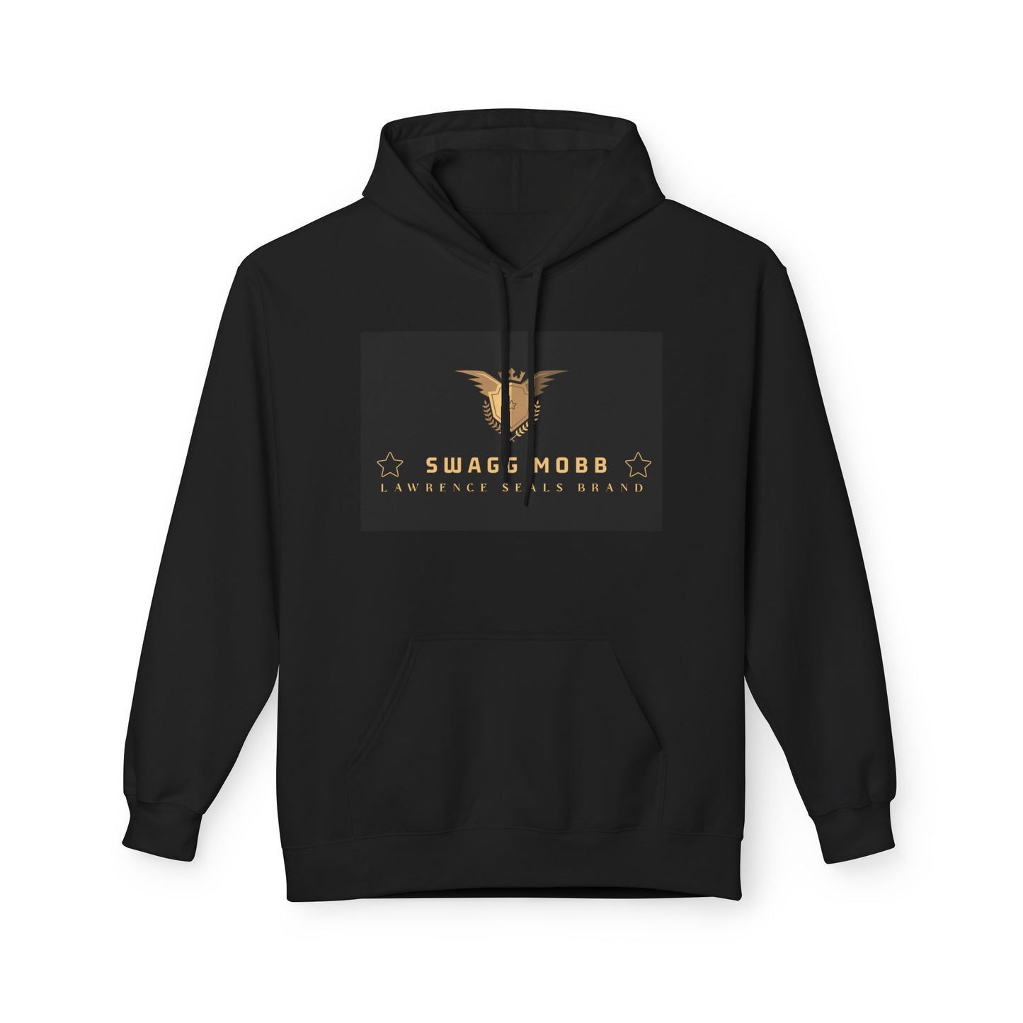 Hoodie - Swagg Mobb Gold Eagle Logo Pullover