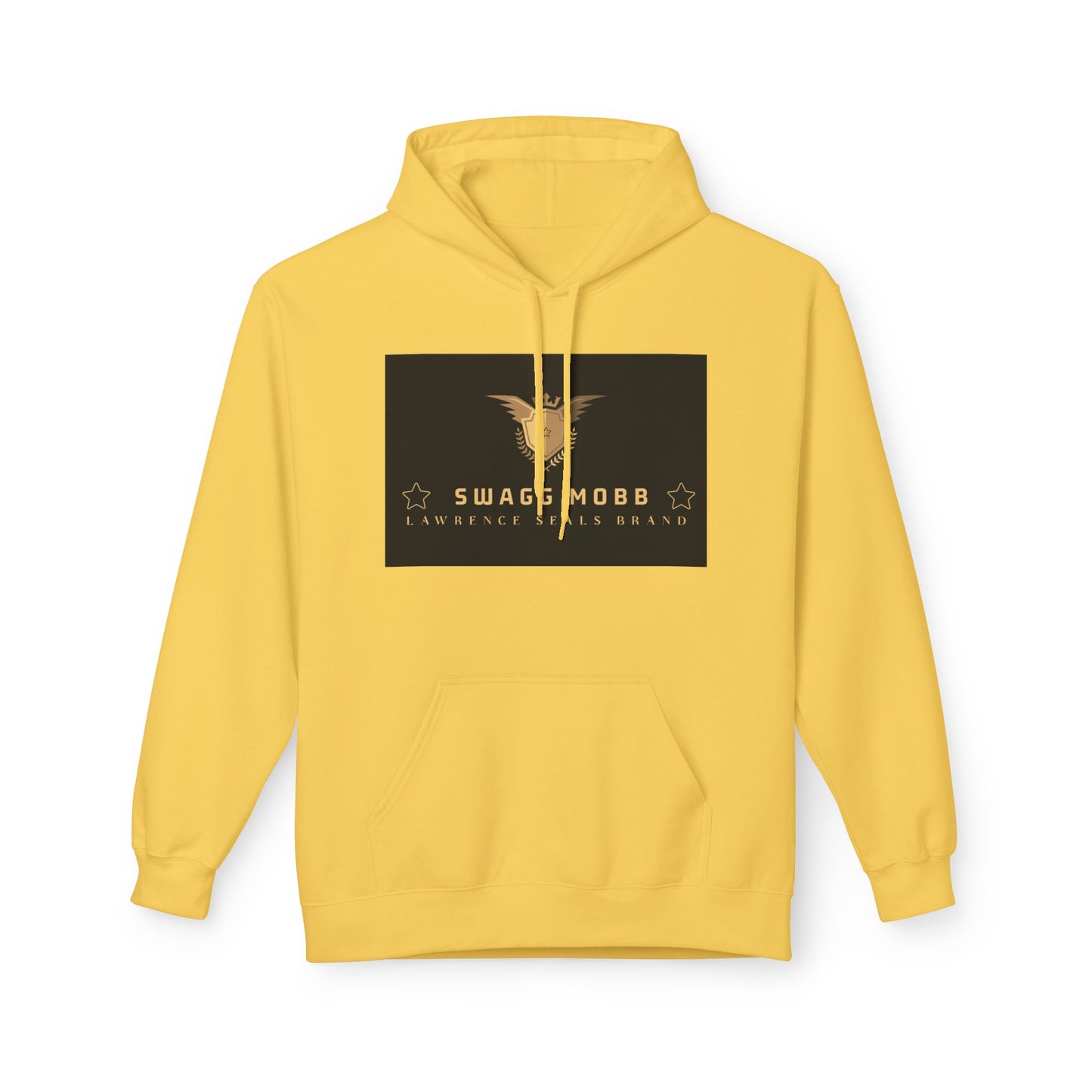 Hoodie - Swagg Mobb Gold Eagle Logo Pullover