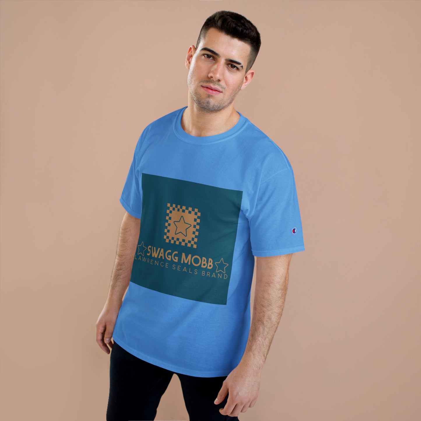 Champion T-Shirt — Swagg Mobb Logo Graphic Tee