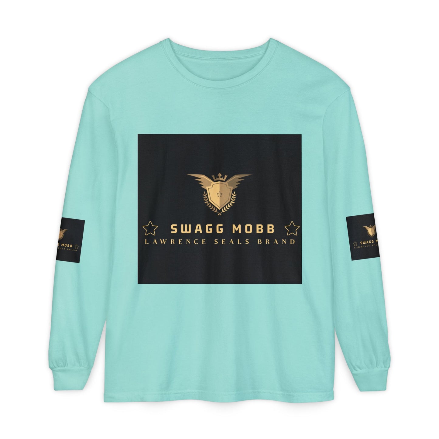 Swagg Mobb Eagle Logo Long Sleeve T-Shirt