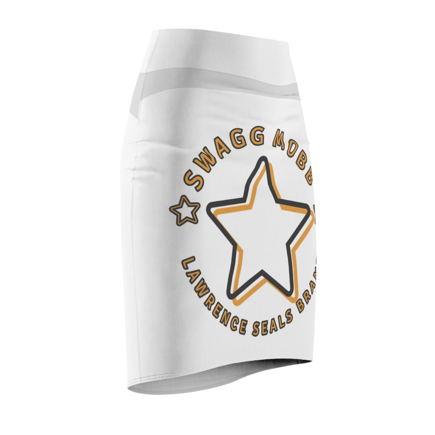 Stylish Pencil Skirt, Trendy Women's Skirt, Fashionable Office Wear, Casual Skirt for Outings, Chic Pencil Skirt with Star Design