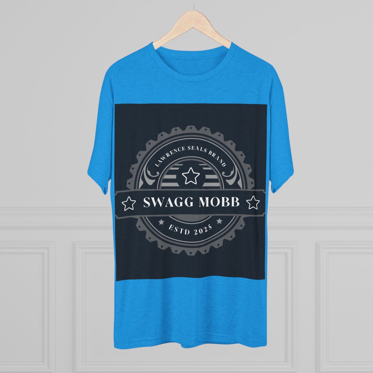 Swagg Mobb Logo Tee — Vintage Badge Graphic T-Shirt