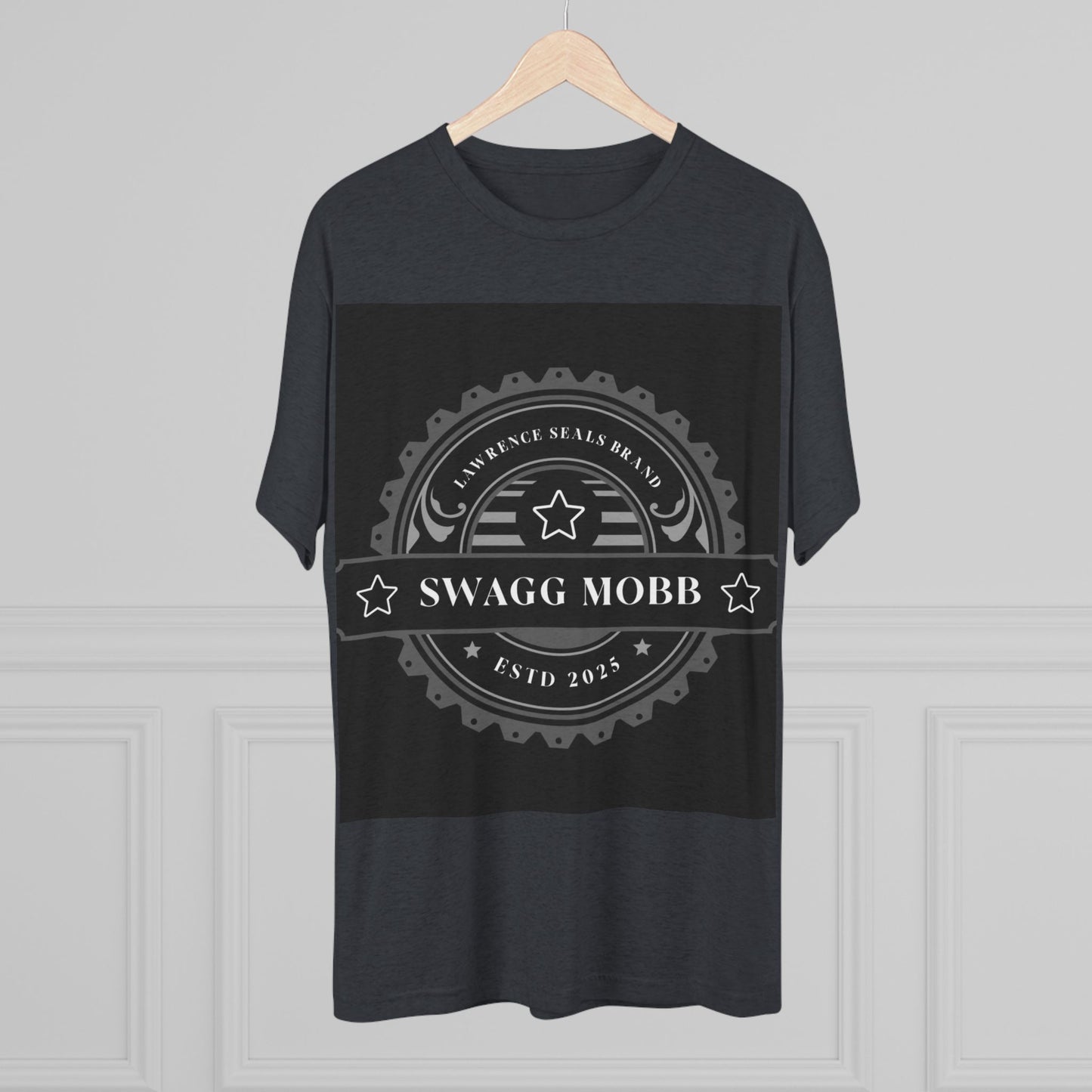 Swagg Mobb Logo Tee — Vintage Badge Graphic T-Shirt