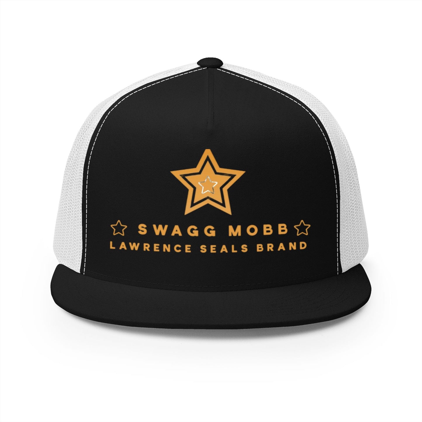 Swagg Mobb Trucker Cap – Lawrence Seals Brand Star Logo