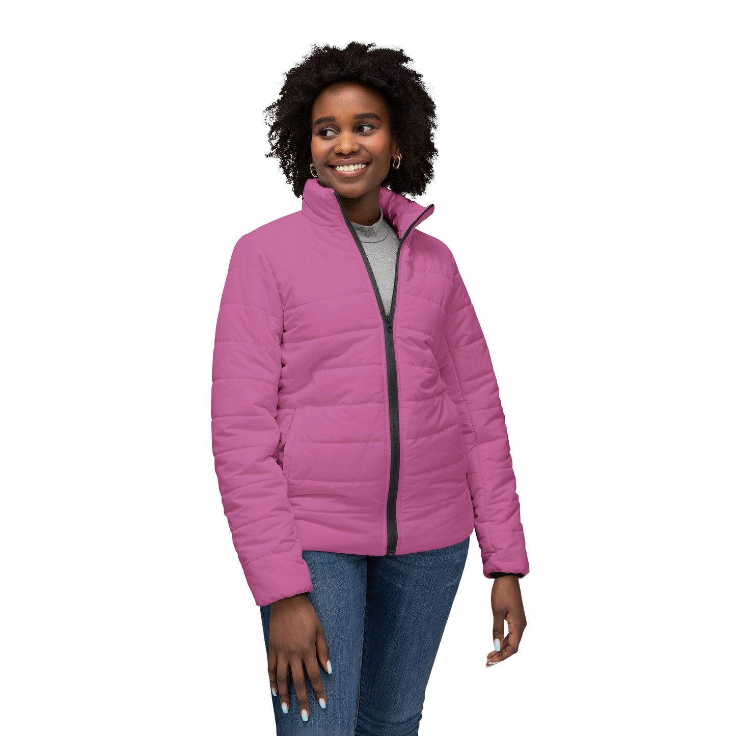 Stylish Women’s Puffer Jacket - Warmth & Comfort, Perfect for Winter, Casual Outings, Travel & Outdoor Adventures