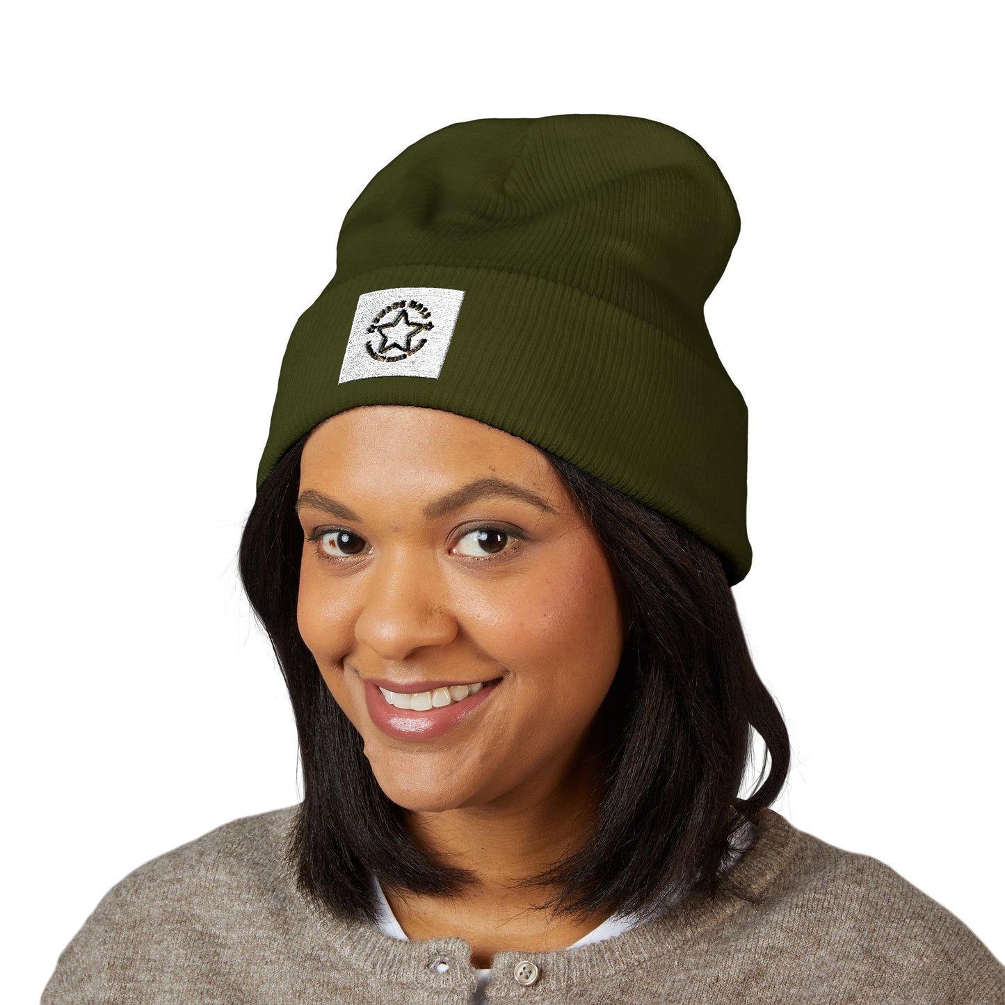 Stylish Embroidered Cuffed Beanie - Cozy Winter Accessory, Trendy Gift for Him/Her, Perfect for Outdoor Adventures & Celebrations