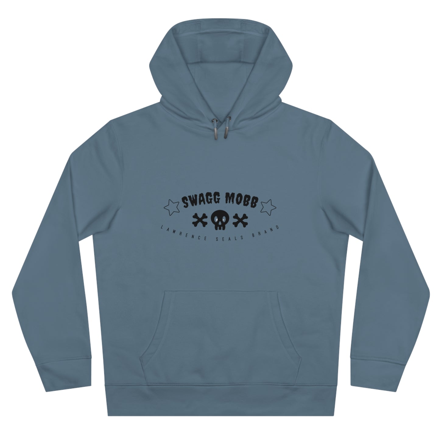 King Hooded Sweatshirt — 'SWAGG MOBB' Streetwear Hoodie with Skull & Crossbones Graphic
