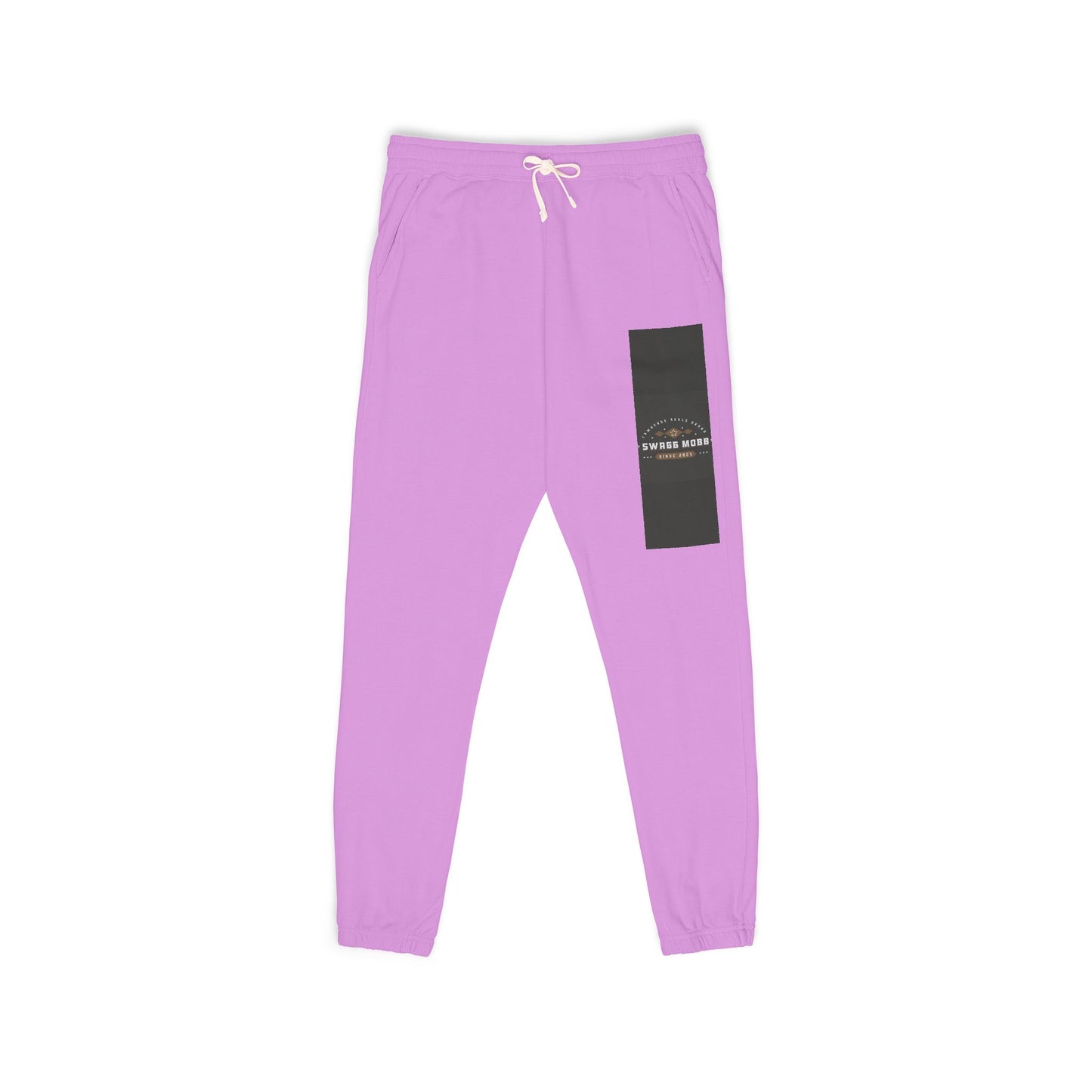 Fleece Sweatpants — Rustic Patch 'Coastal Riders' Graphic