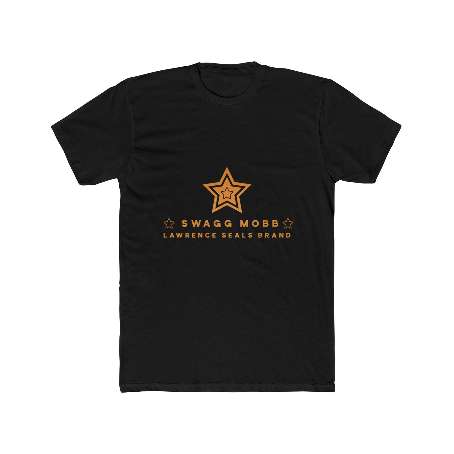 Swagg Mobb Star Logo Tee — 'Swagg Mobb Lawrence Seals Brand' Crewneck T-Shirt