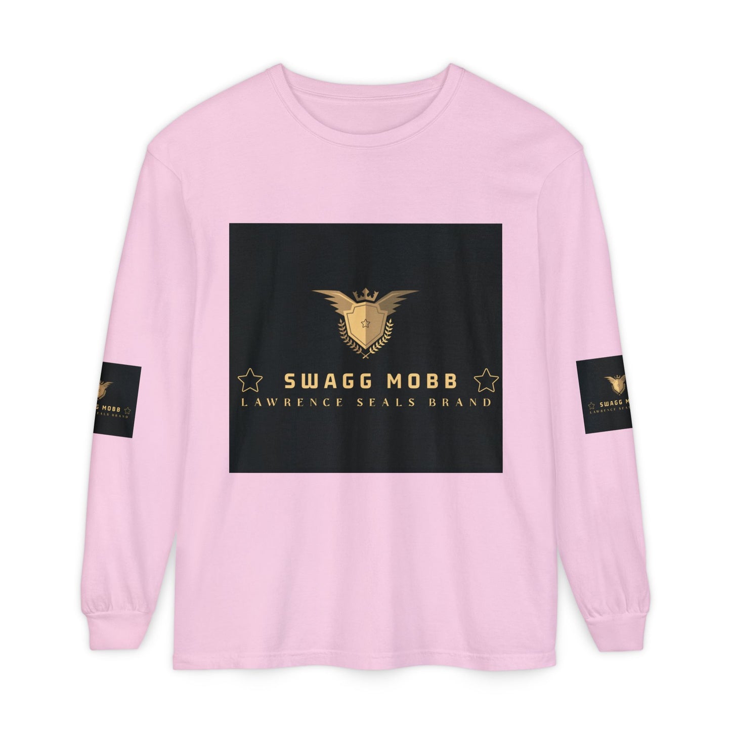 Swagg Mobb Eagle Logo Long Sleeve T-Shirt