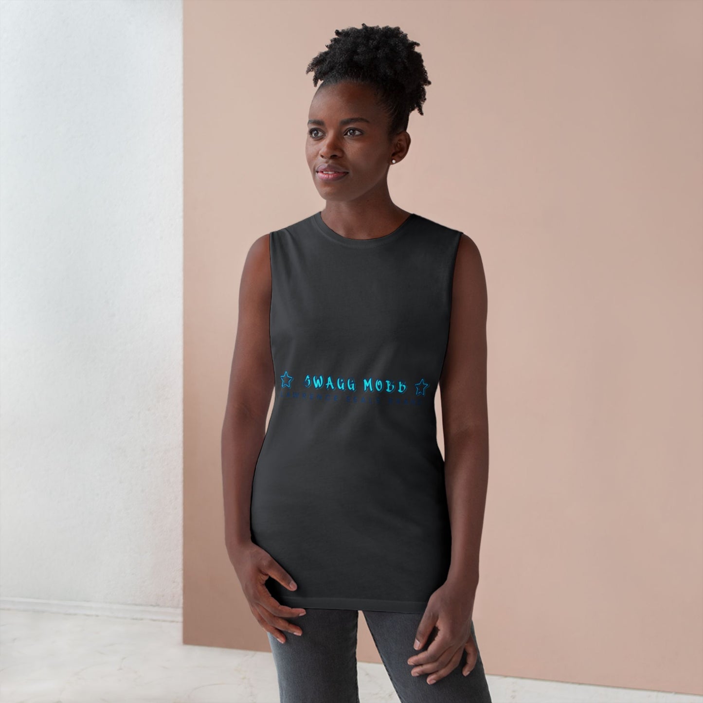 Unisex Barnard Tank Top - Casual Vibe with 'Share More' Design