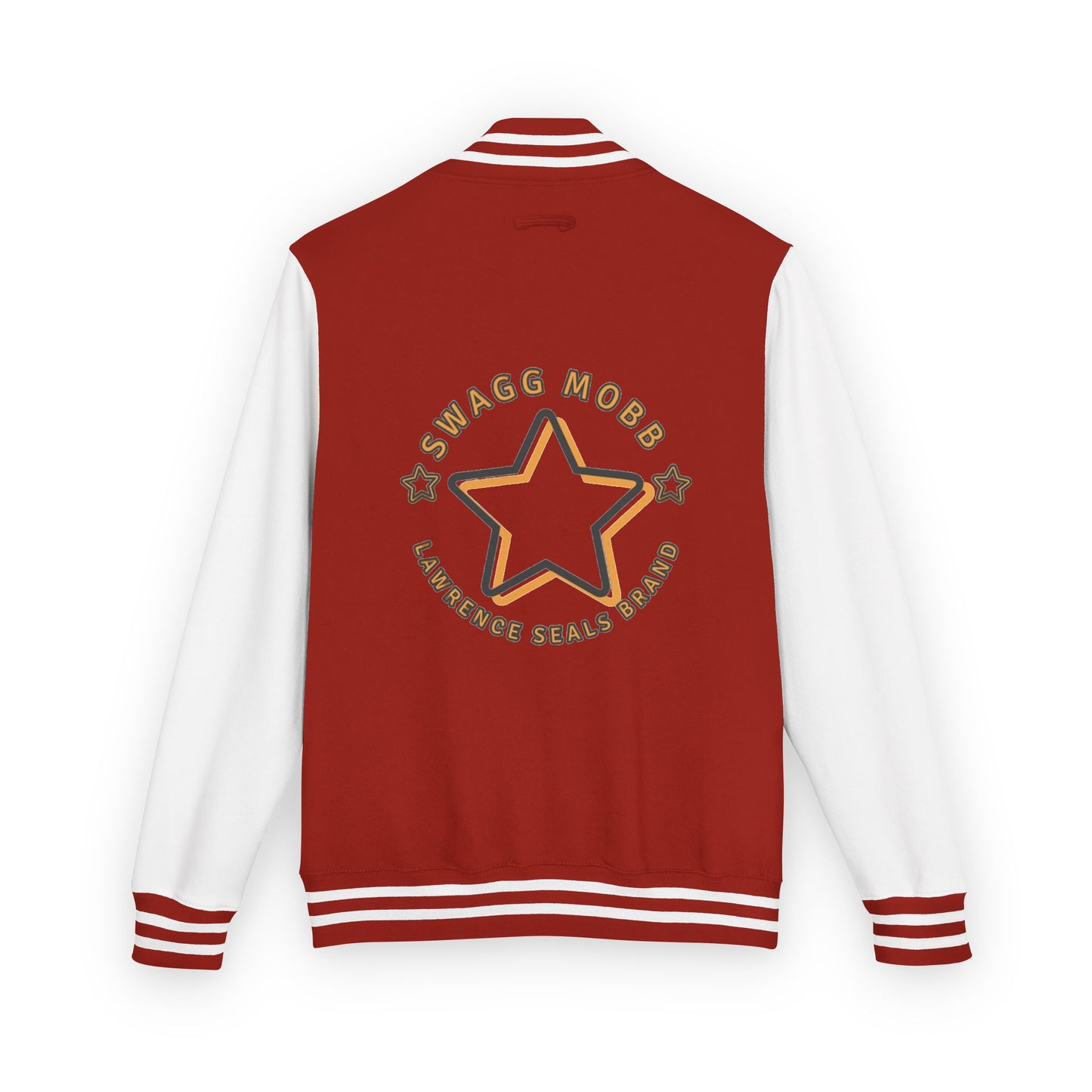 Unisex Heavyweight Letterman Jacket - Stylish Star & Badge Design, Sports Apparel, Cozy Layer, Perfect Gift for Graduations, Birthdays