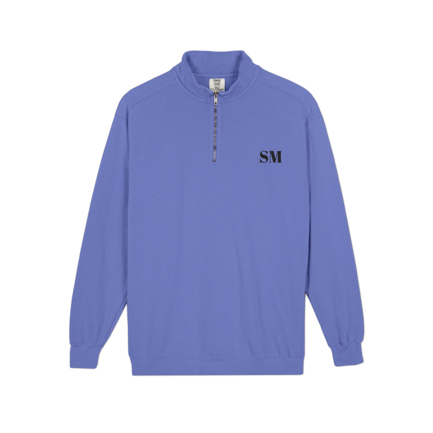 Quarter-Zip Sweatshirt — Vintage Crest "Always Forward" Chest Logo