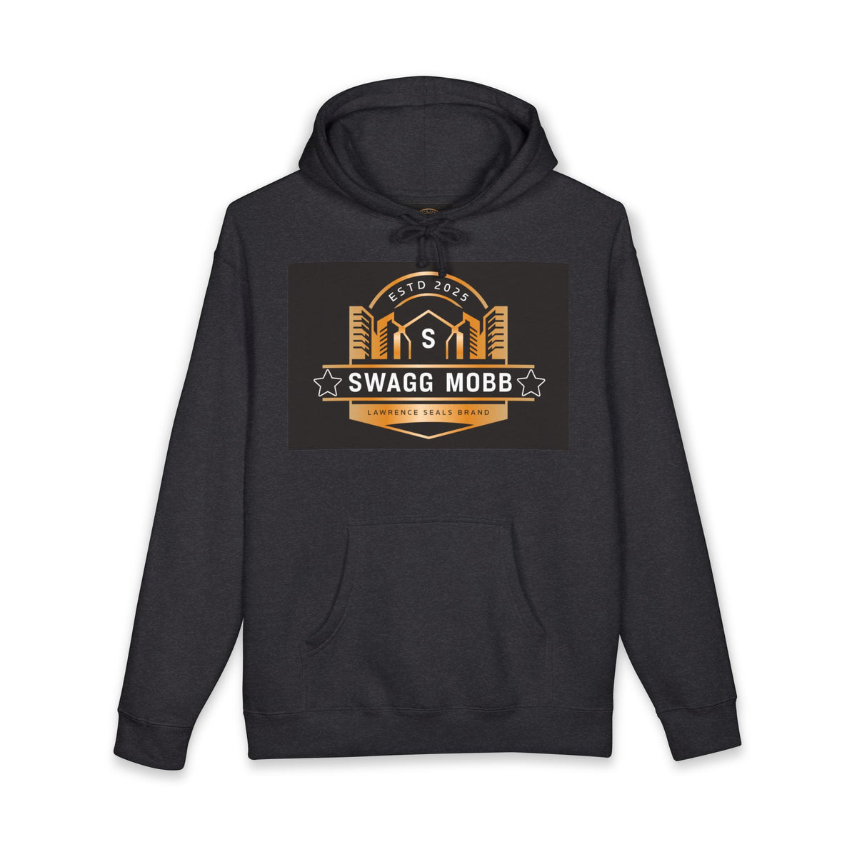 Swagg Mobb Crest Hoodie — Vintage Urban Logo Pullover