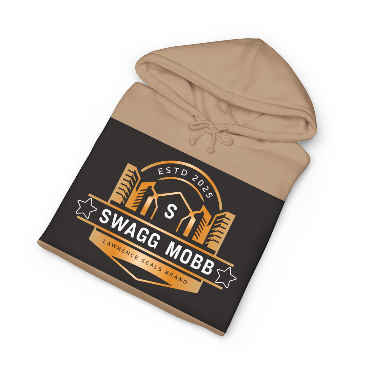 Swagg Mobb Crest Hoodie — Vintage Urban Logo Pullover
