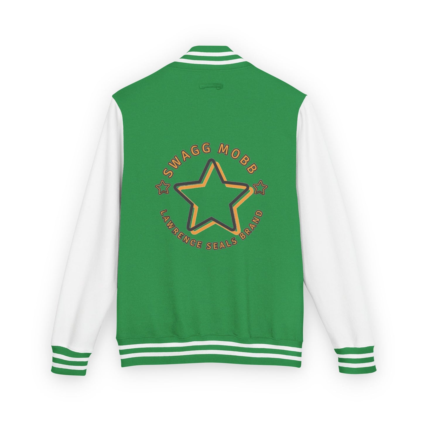 Unisex Heavyweight Letterman Jacket - Stylish Star & Badge Design, Sports Apparel, Cozy Layer, Perfect Gift for Graduations, Birthdays