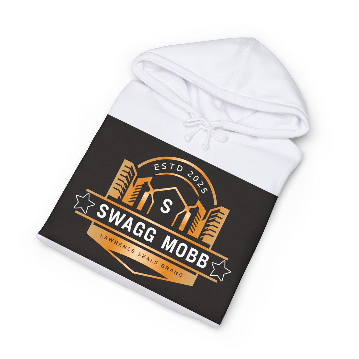 Swagg Mobb Crest Hoodie — Vintage Urban Logo Pullover