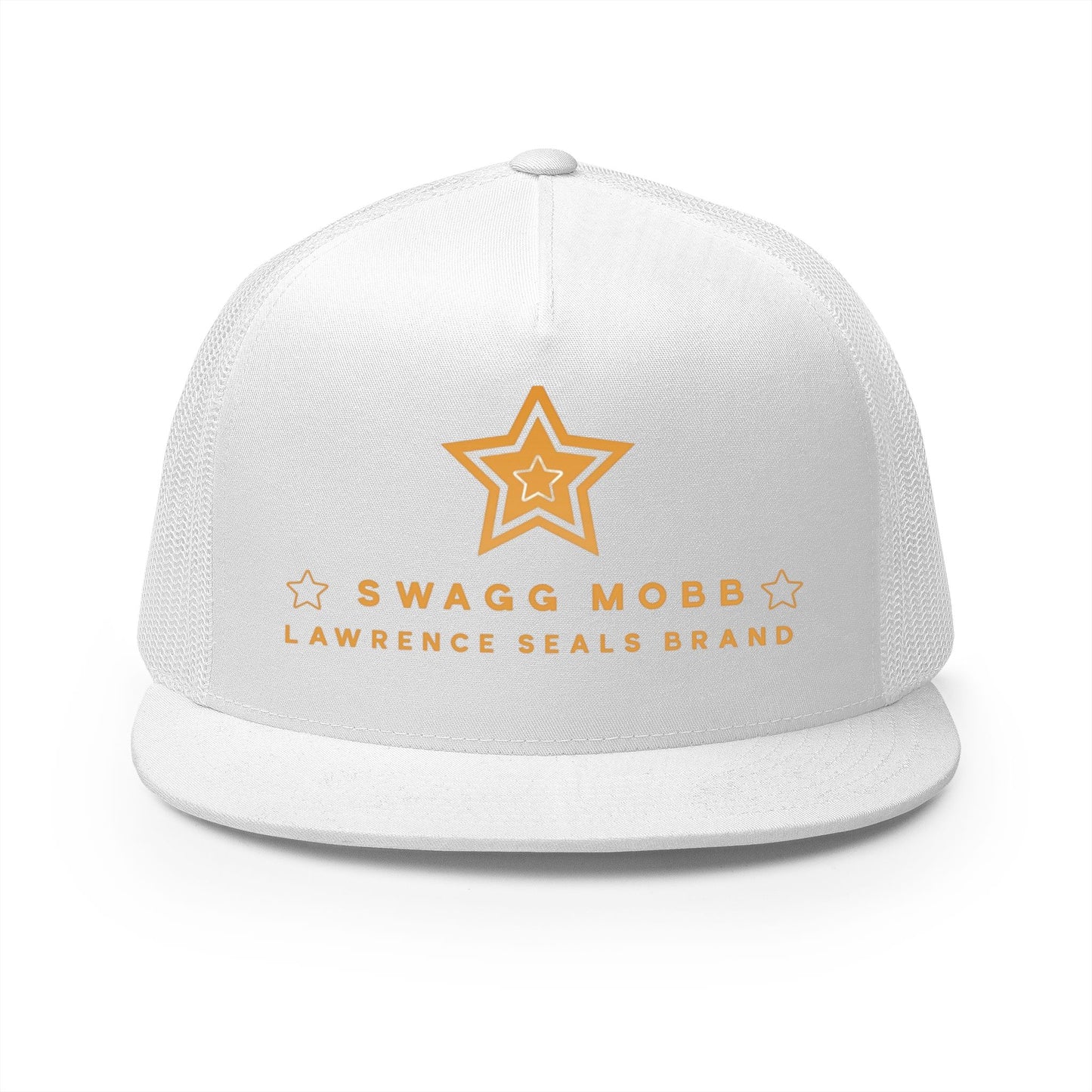 Swagg Mobb Trucker Cap – Lawrence Seals Brand Star Logo