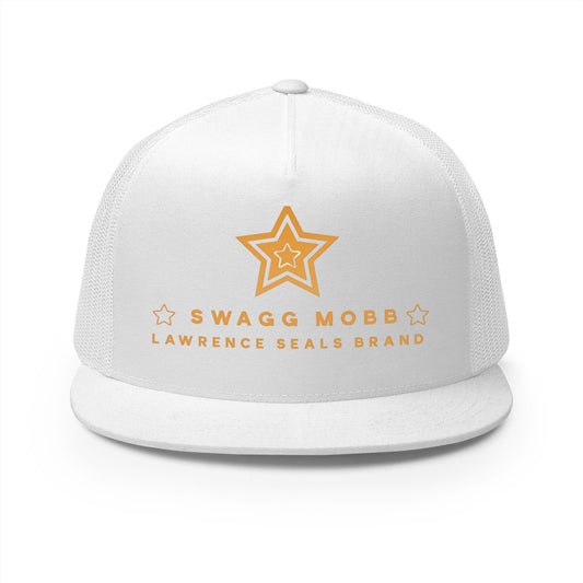 Swagg Mobb Trucker Cap – Lawrence Seals Brand Star Logo