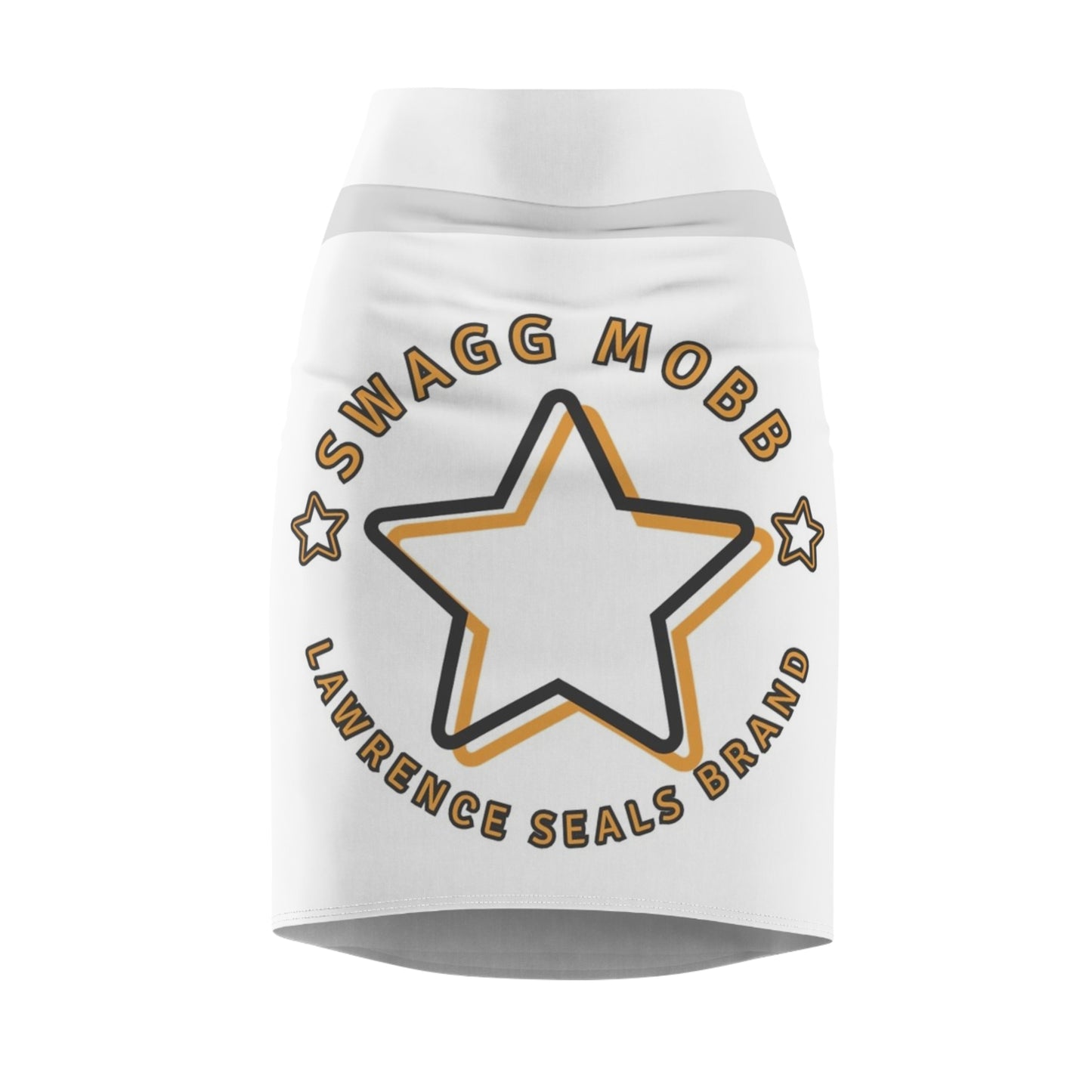 Stylish Pencil Skirt, Trendy Women's Skirt, Fashionable Office Wear, Casual Skirt for Outings, Chic Pencil Skirt with Star Design