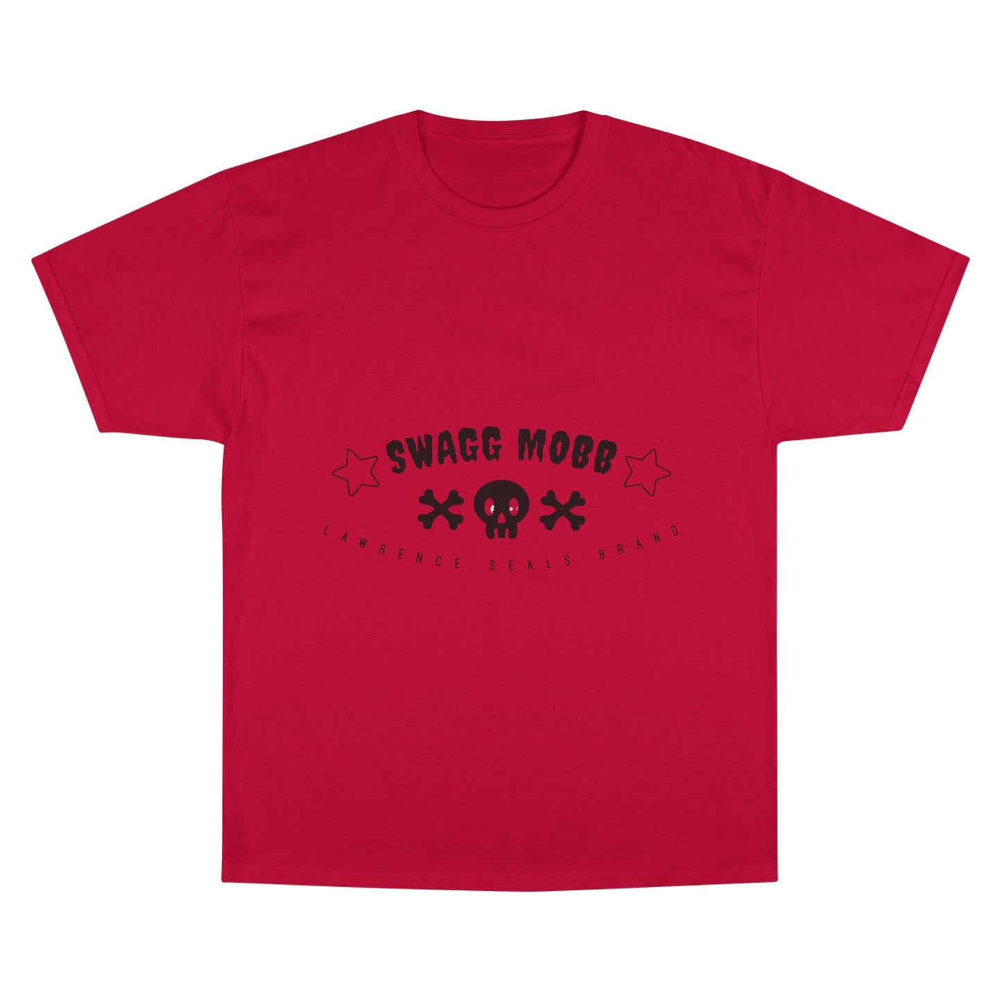 Champion T-Shirt — "Swagg Mobb" Skull Logo Tee