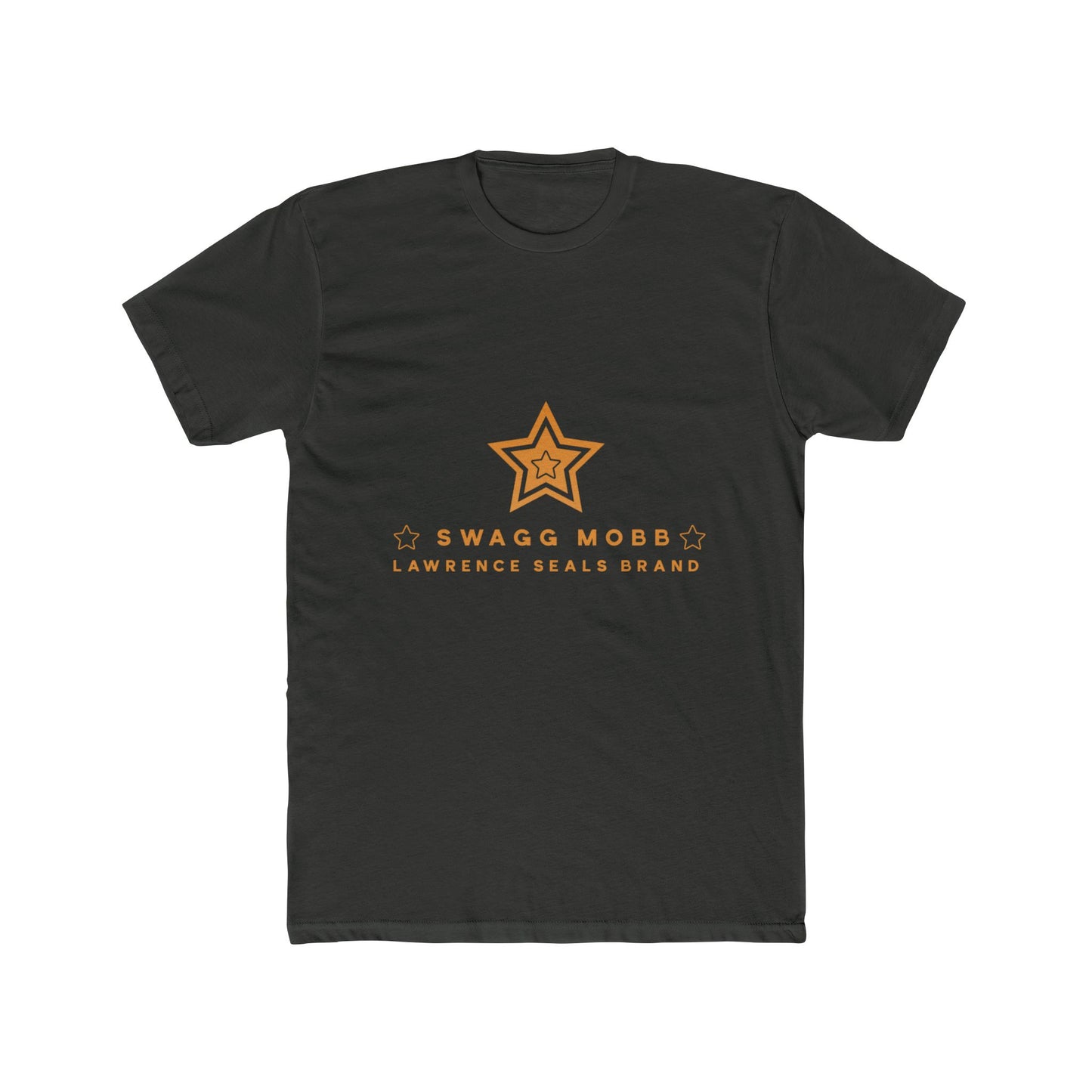Swagg Mobb Star Logo Tee — 'Swagg Mobb Lawrence Seals Brand' Crewneck T-Shirt
