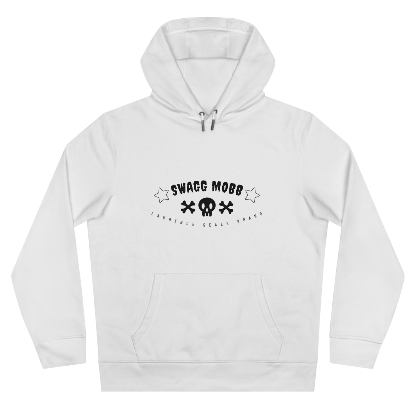 King Hooded Sweatshirt — 'SWAGG MOBB' Streetwear Hoodie with Skull & Crossbones Graphic