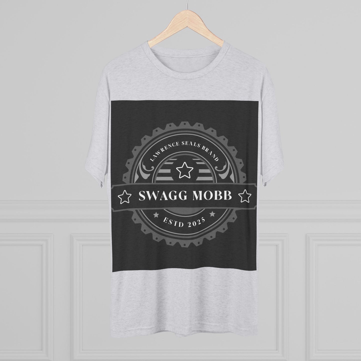 Swagg Mobb Logo Tee — Vintage Badge Graphic T-Shirt