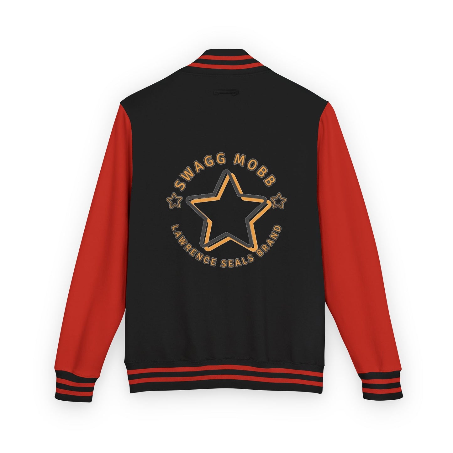 Unisex Heavyweight Letterman Jacket - Stylish Star & Badge Design, Sports Apparel, Cozy Layer, Perfect Gift for Graduations, Birthdays