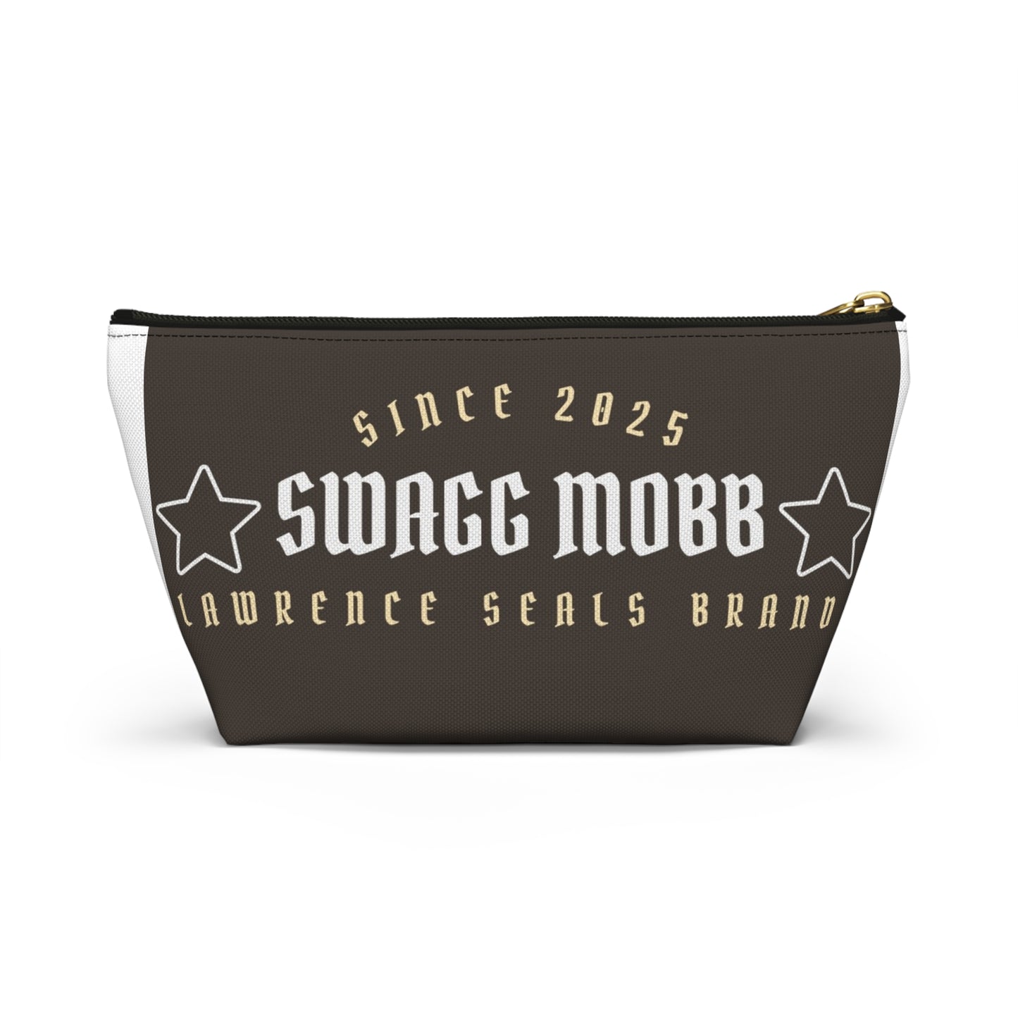 Chic T-bottom Accessory Pouch, Stylish Makeup Bag, Travel Organizer, Gift for Her, Eco-friendly Essentials Case