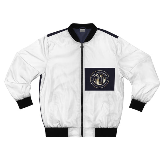 Vintage Record Label Bomber Jacket