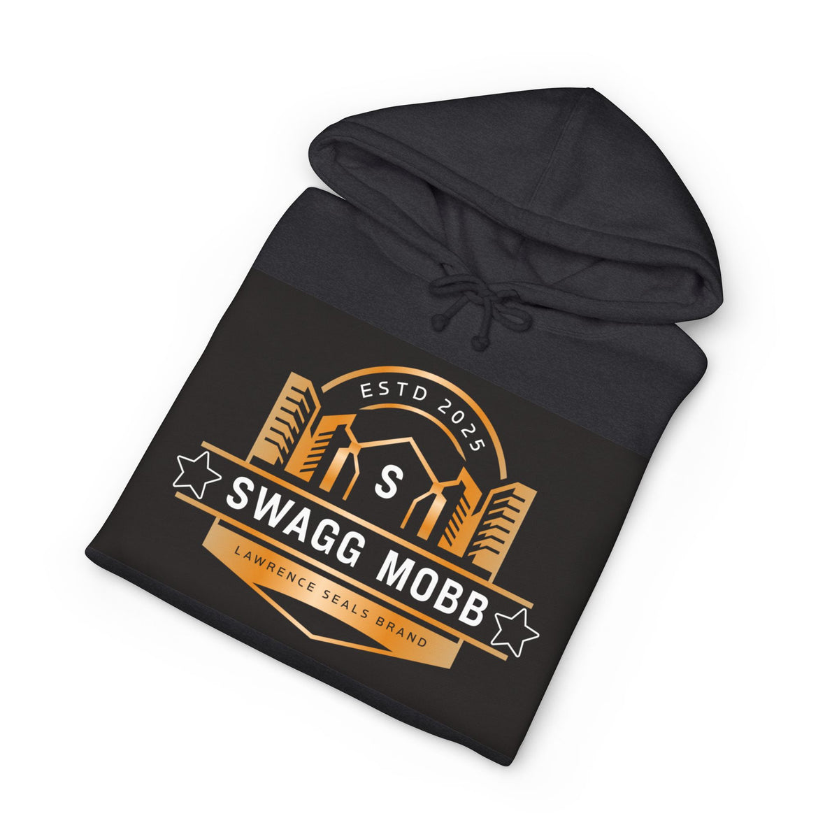 Swagg Mobb Crest Hoodie — Vintage Urban Logo Pullover