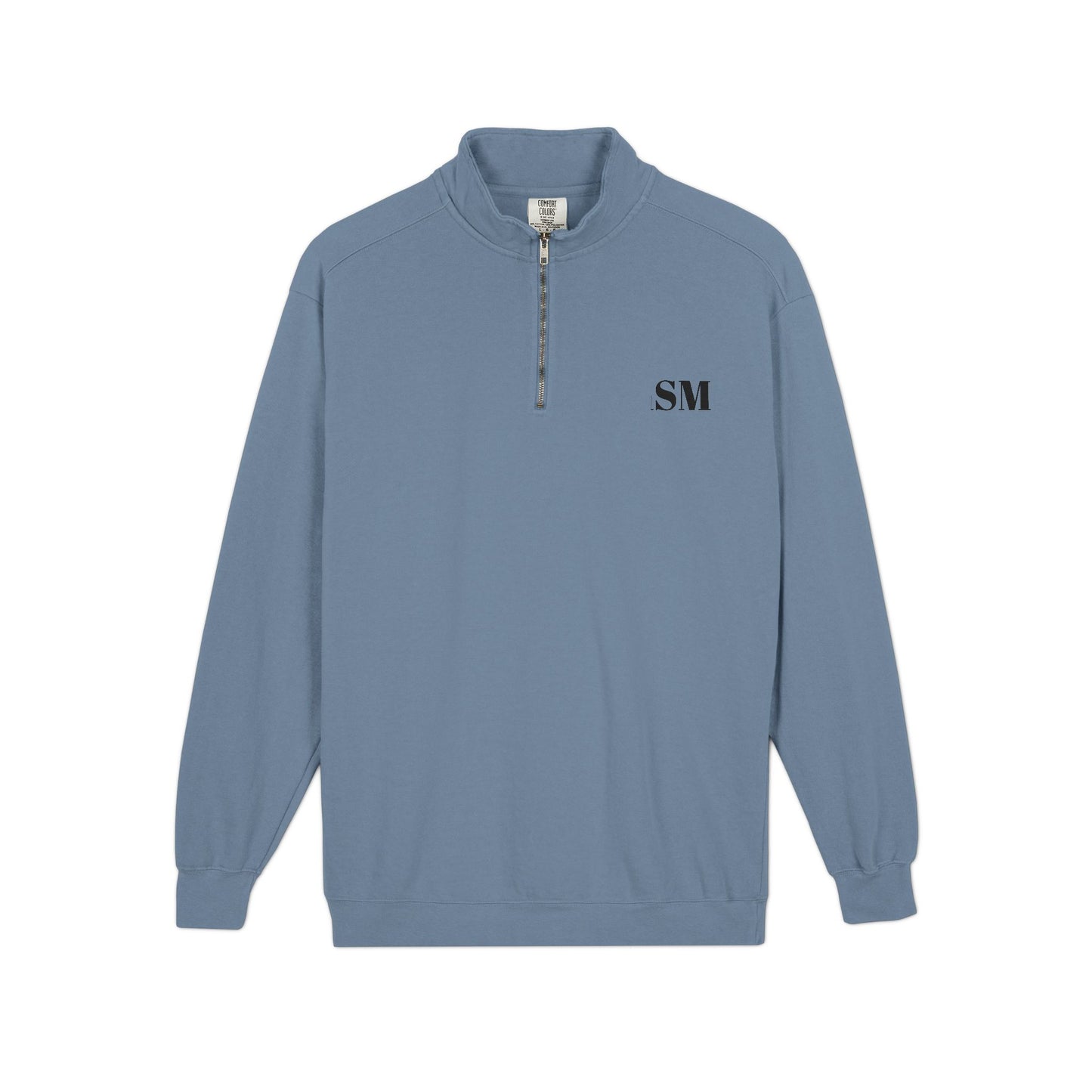 Quarter-Zip Sweatshirt — Vintage Crest "Always Forward" Chest Logo