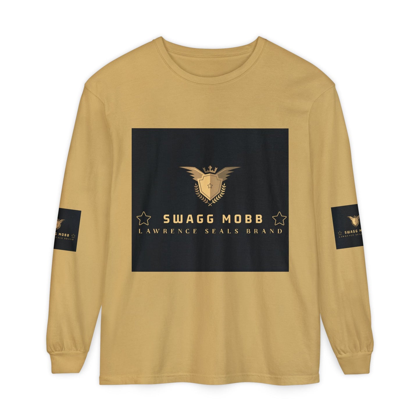 Swagg Mobb Eagle Logo Long Sleeve T-Shirt