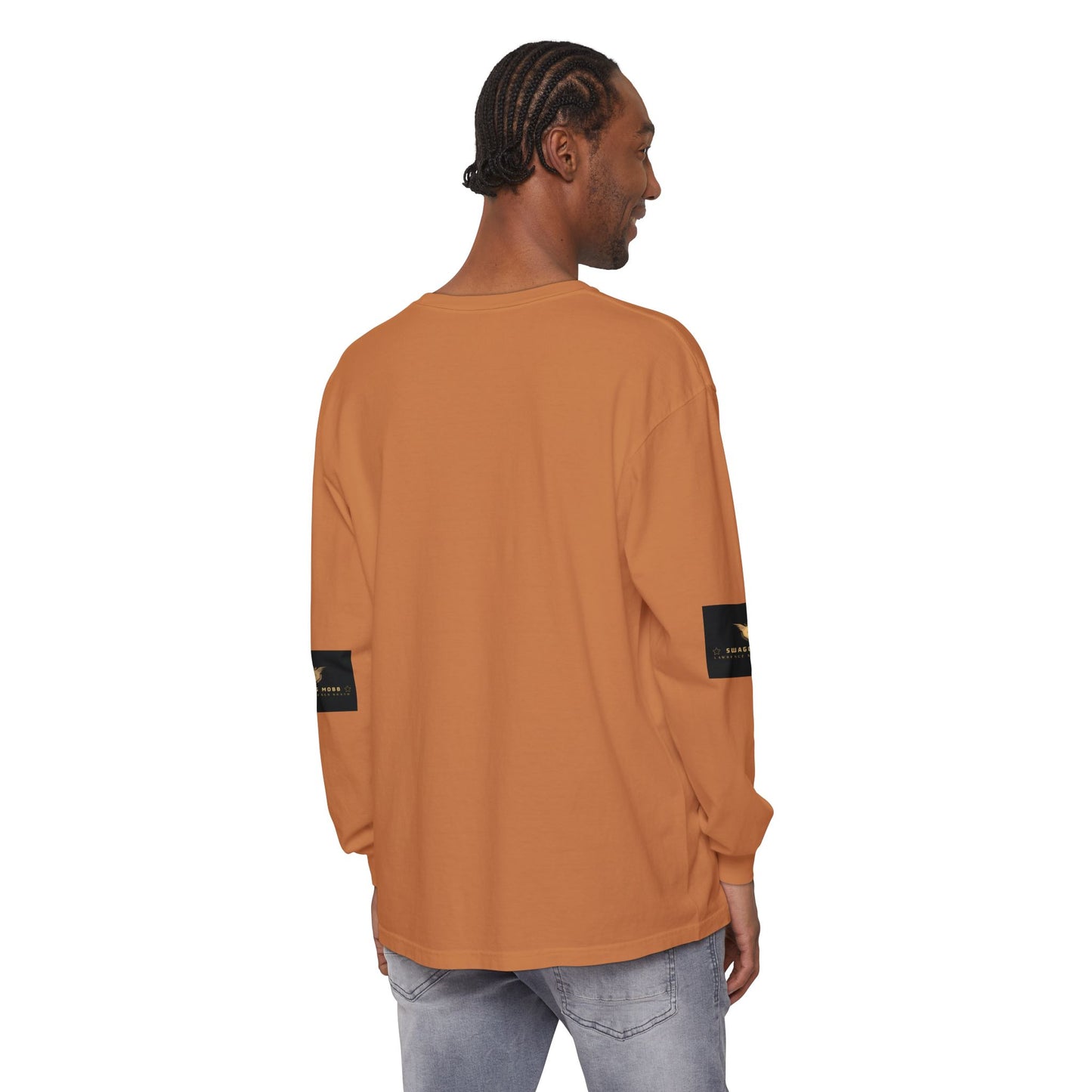 Swagg Mobb Eagle Logo Long Sleeve T-Shirt