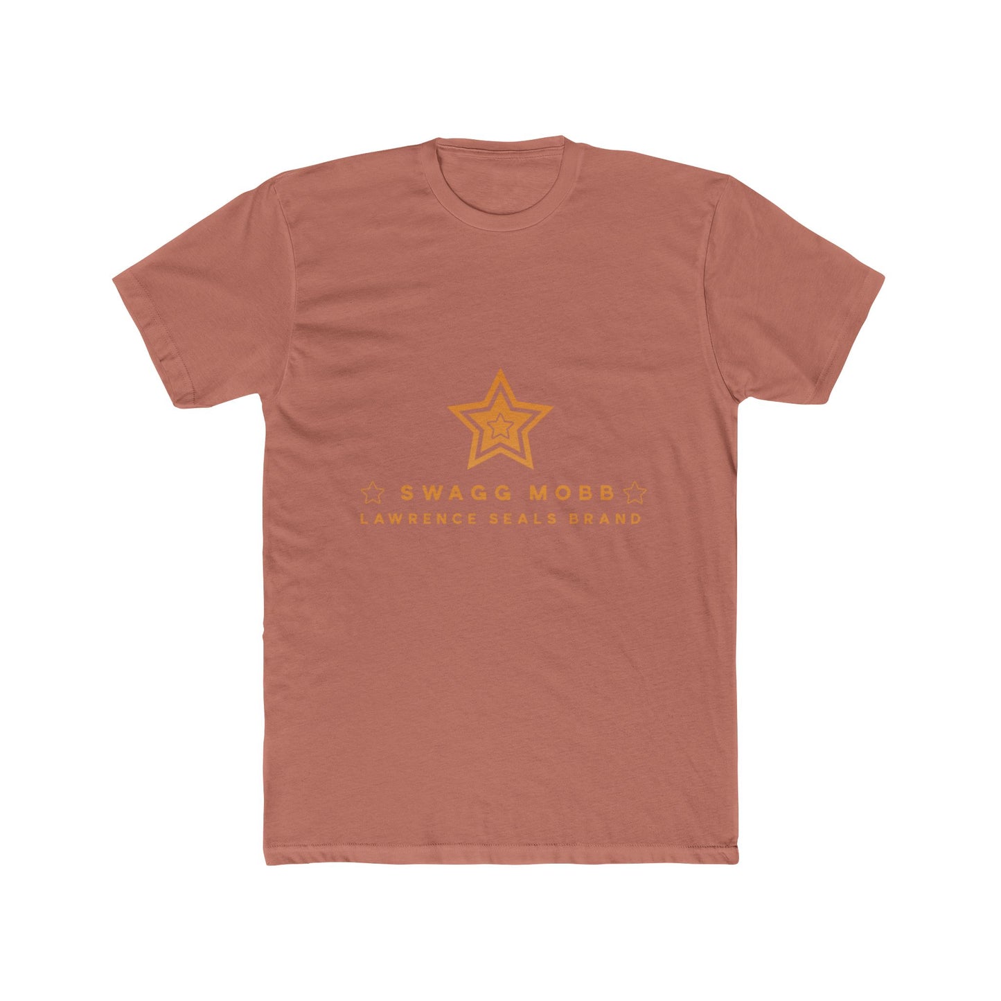 Swagg Mobb Star Logo Tee — 'Swagg Mobb Lawrence Seals Brand' Crewneck T-Shirt