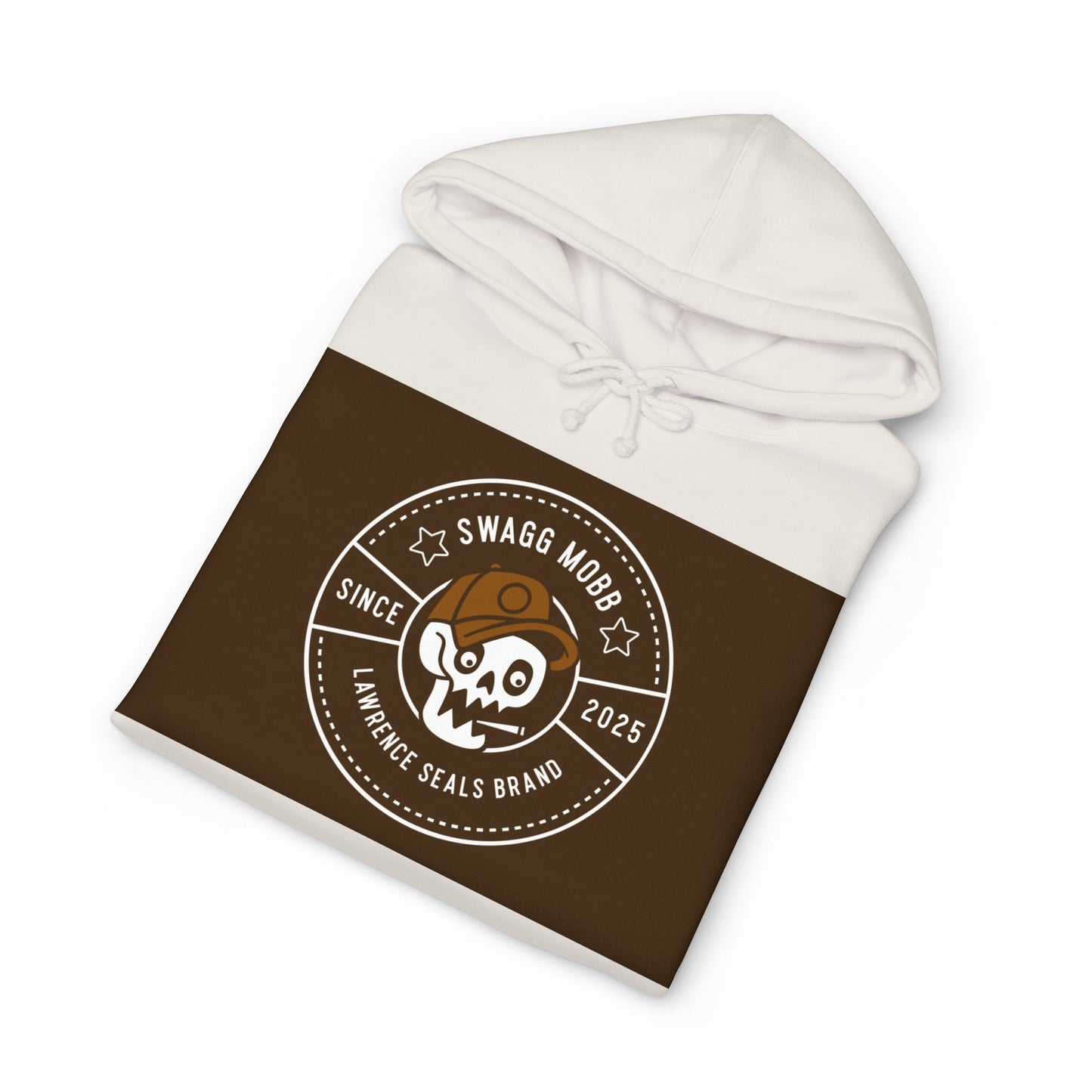 Skull Badge Hoodie – Stoner's Daily Brew Coffee Logo Sweatshirt