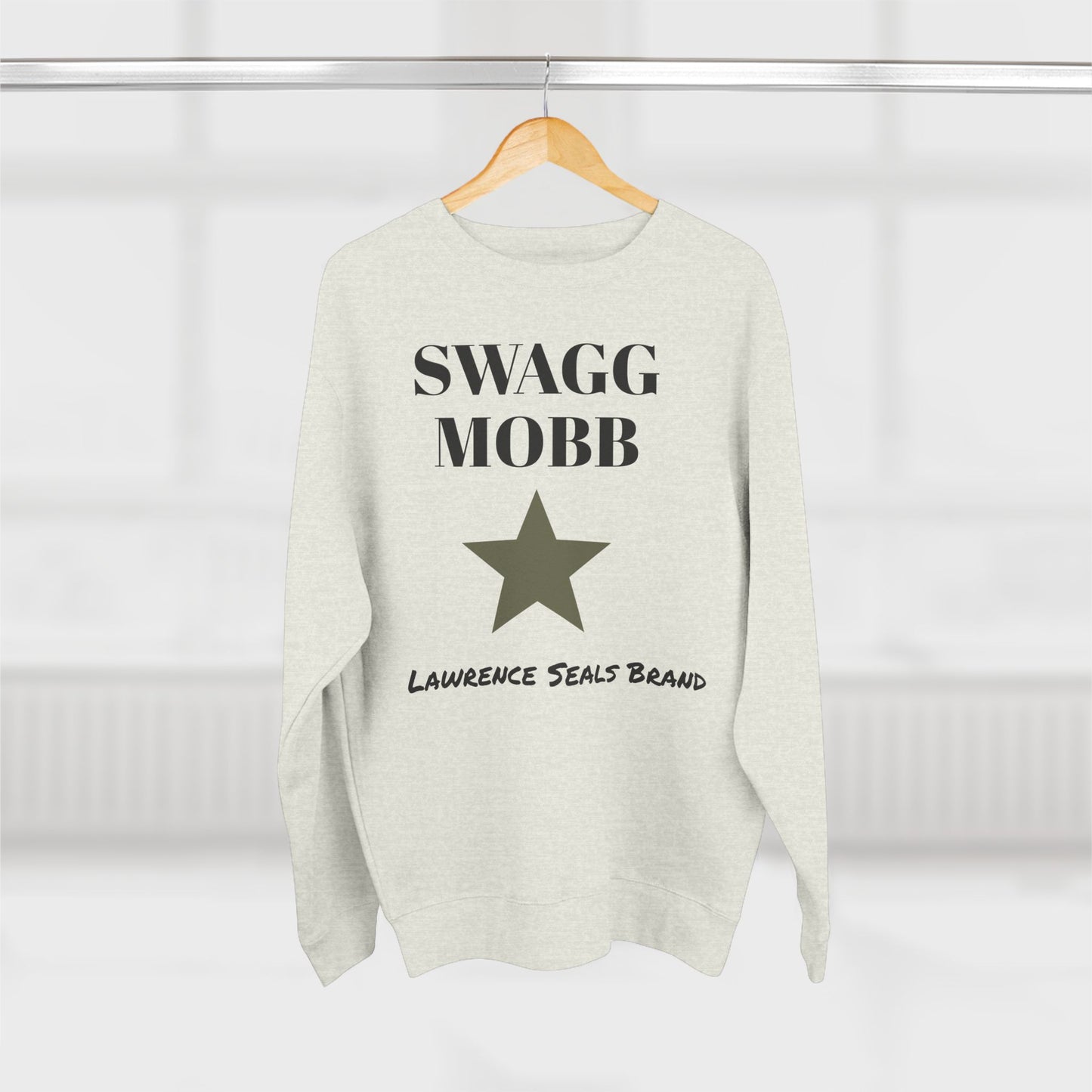 Trendy Unisex Crewneck Sweatshirt - SWAGG MOBB - Casual Style, Gift for Friends, Streetwear, Everyday Wear, Fashion Enthusiast