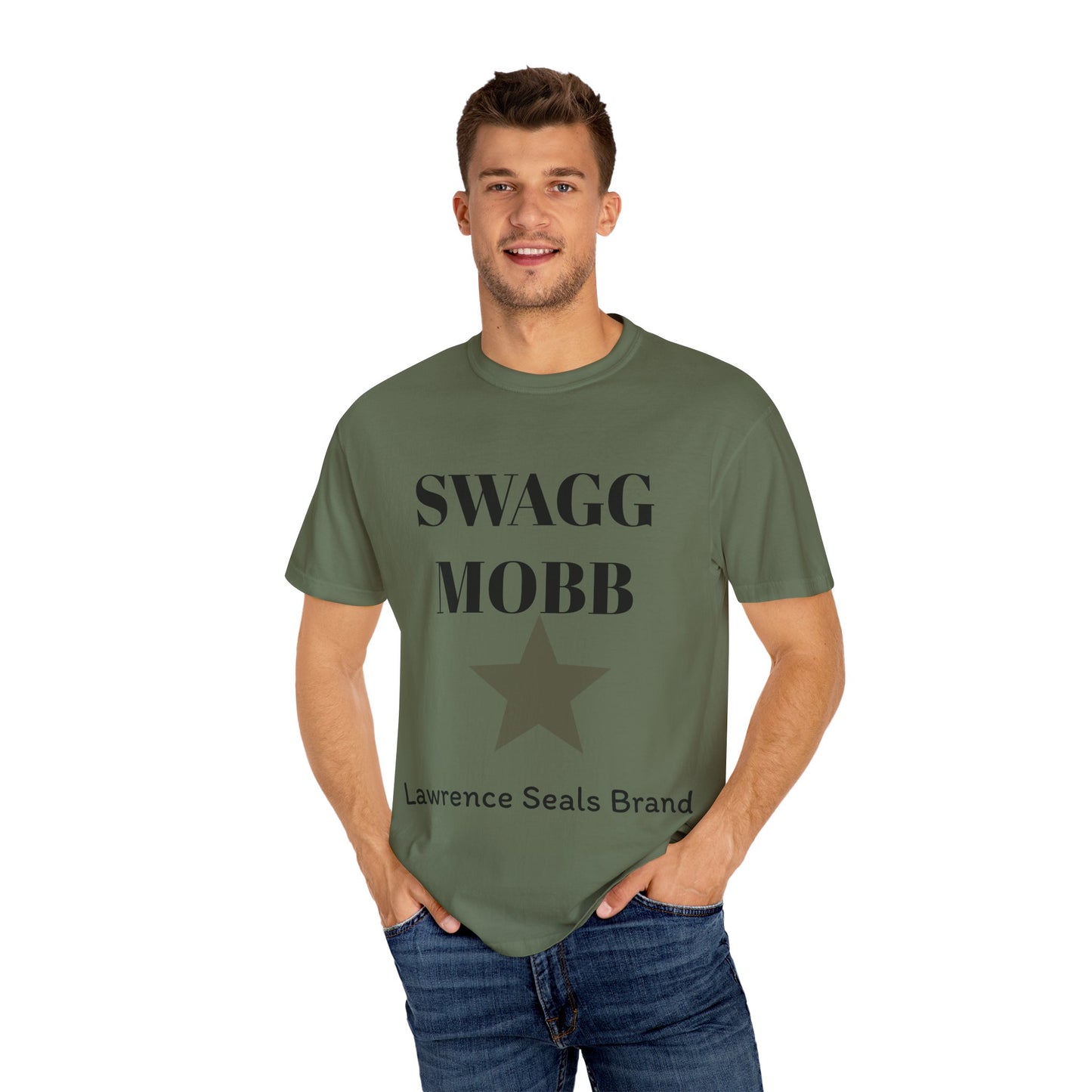 Stylish SWAGG 10BB Unisex Garment-Dyed T-Shirt, Casual Wear, Streetwear, Gift for Him/Her, Comfortable Everyday Tee