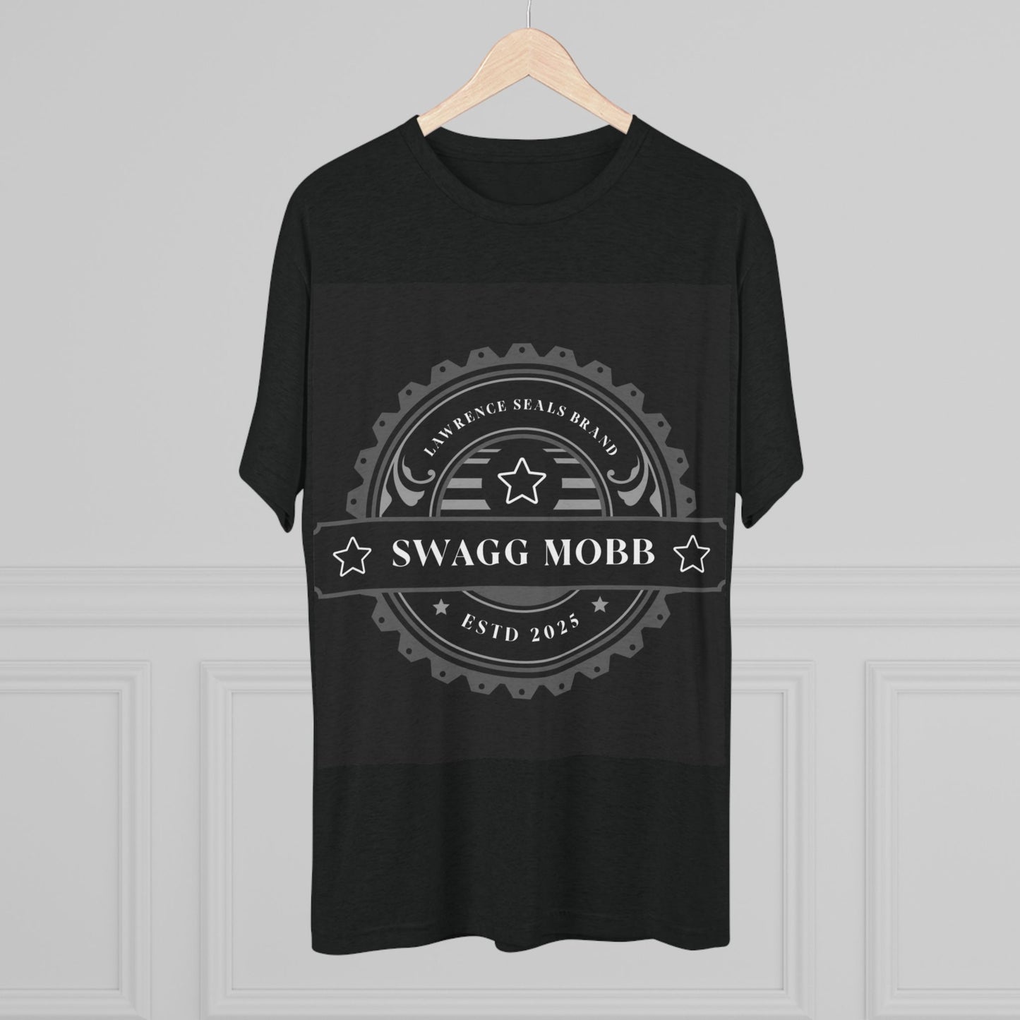 Swagg Mobb Logo Tee — Vintage Badge Graphic T-Shirt