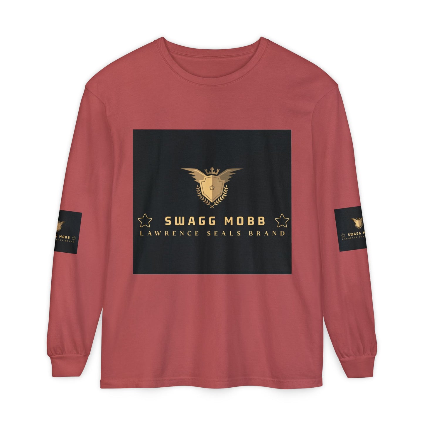 Swagg Mobb Eagle Logo Long Sleeve T-Shirt