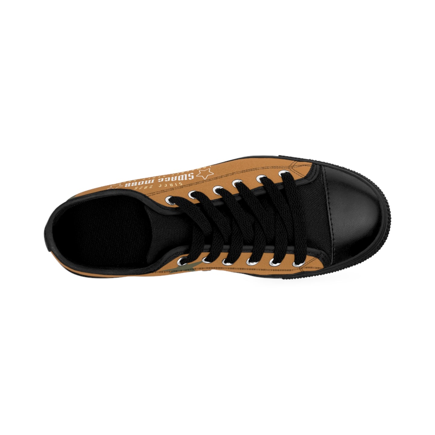 Classic Black & White Low-Top Sneakers — Men's Casual Canvas Shoes