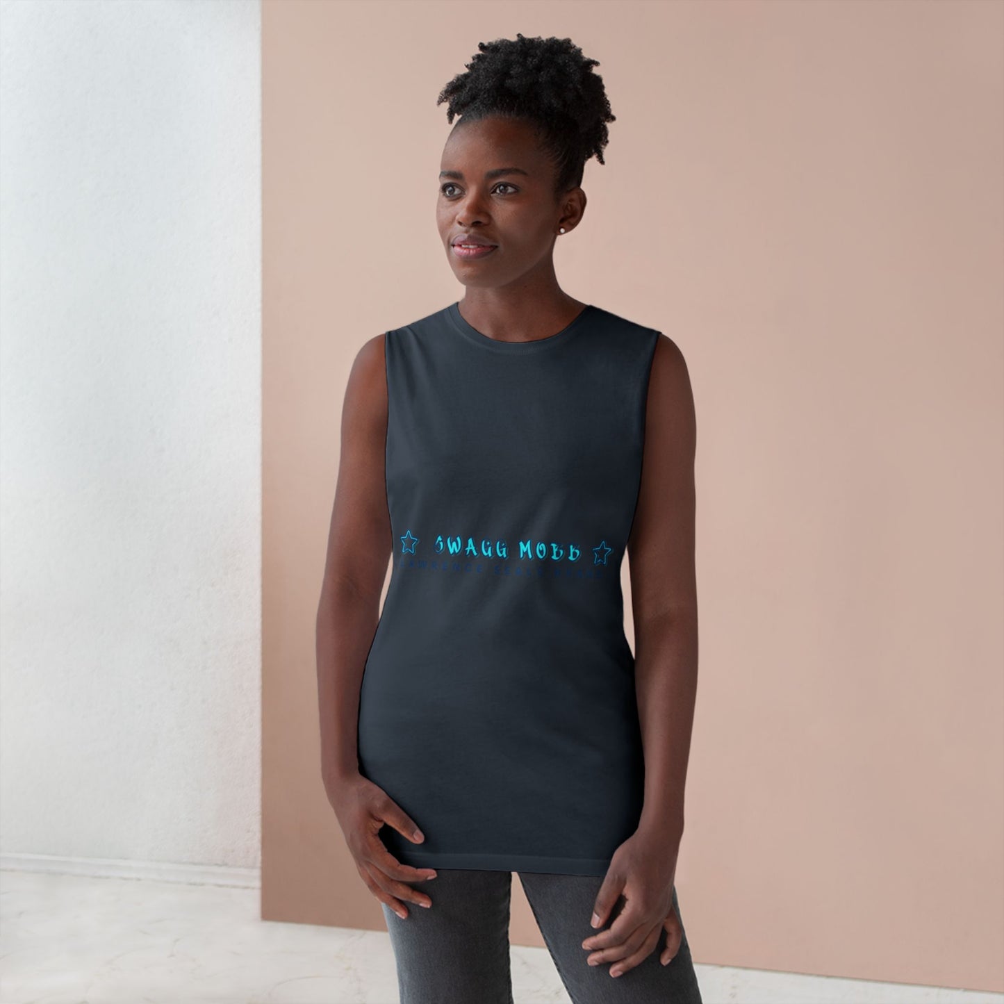 Unisex Barnard Tank Top - Casual Vibe with 'Share More' Design