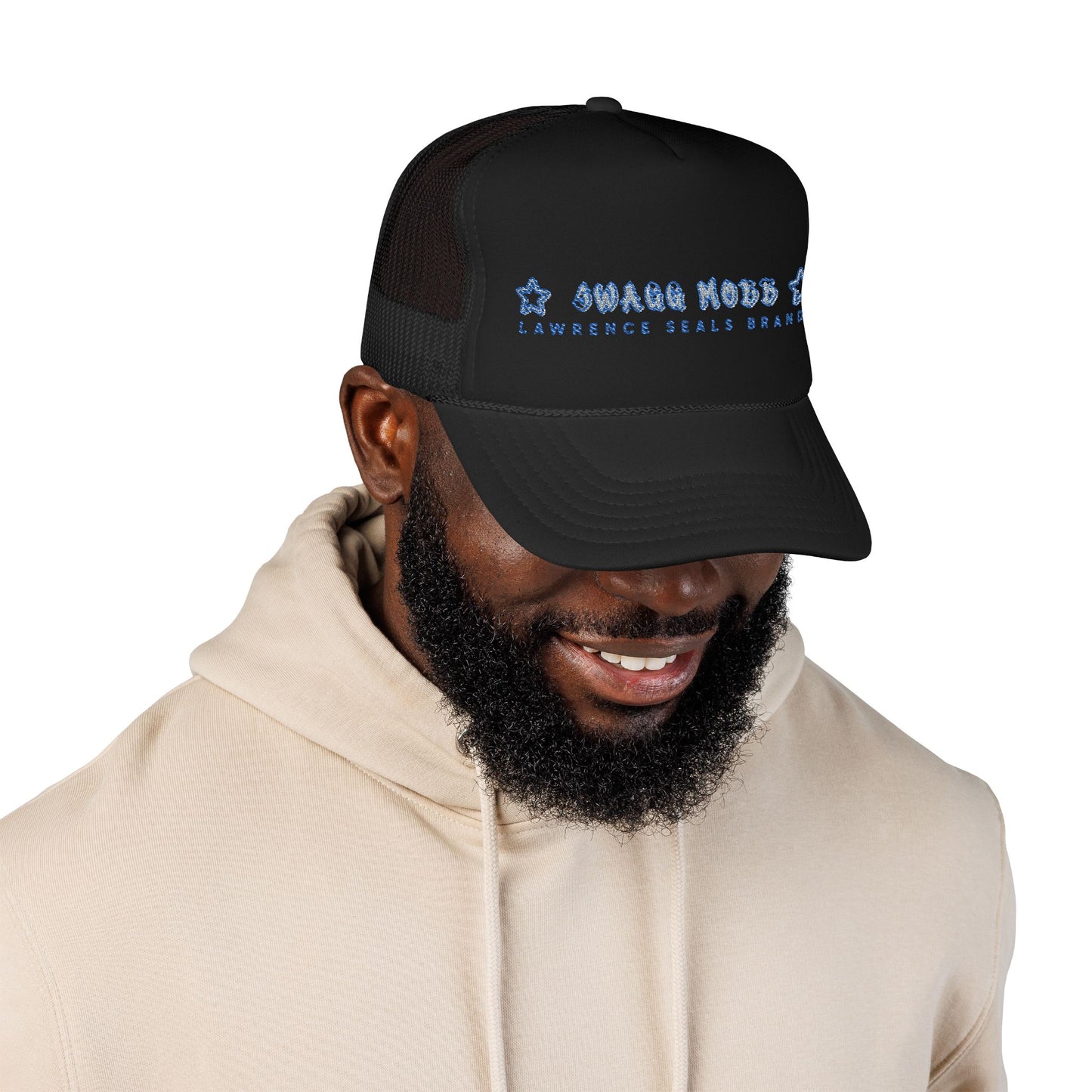 Embroidered Foam Trucker Hat - Shwag Mobs