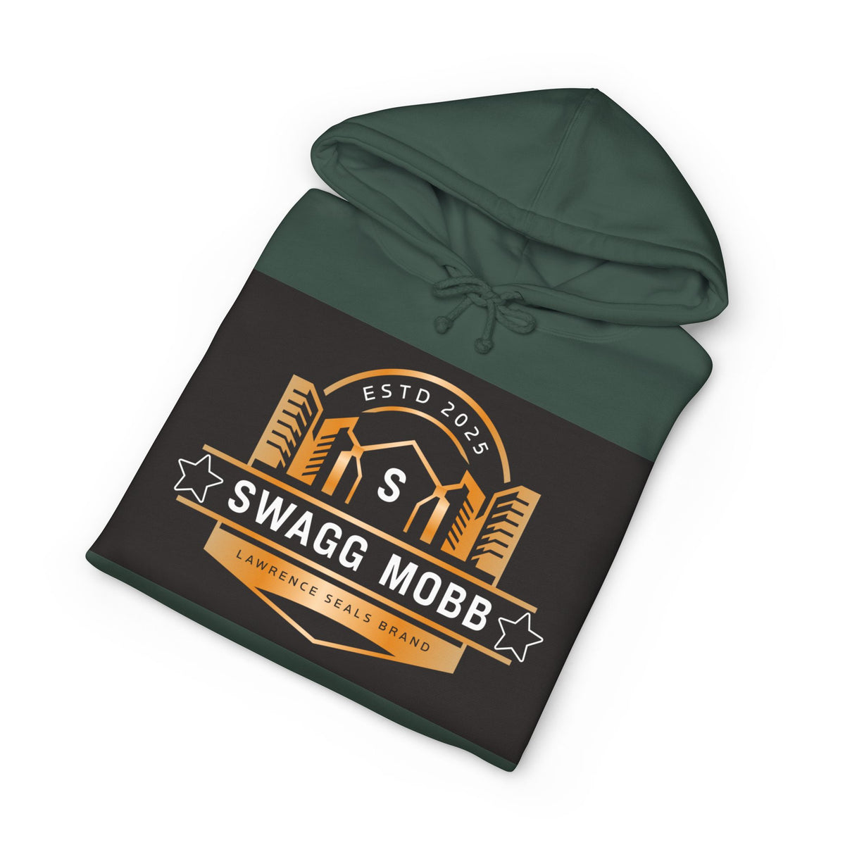 Swagg Mobb Crest Hoodie — Vintage Urban Logo Pullover